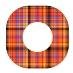 Pumpkin Plaid Dexcom G7 and Stelo Patch Tape - Pump Peelz