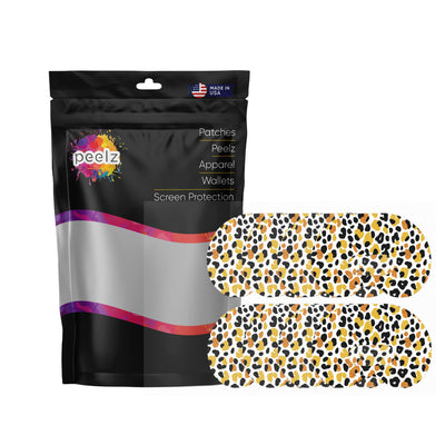 Golden Leopard Medtronic Guardian Connect Patch Tape - Pump Peelz
