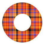 Pumpkin Plaid Freestyle Libre 2 Patch Tape - Pump Peelz