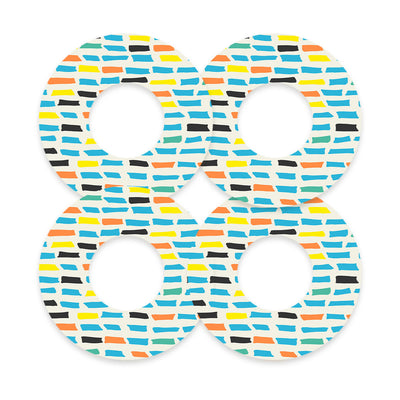 Colorful Sticks Freestyle Libre 2 Patch Tape - Pump Peelz