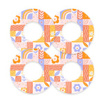 Wildflower Doodle Freestyle Libre 2 Patch Tape - Pump Peelz