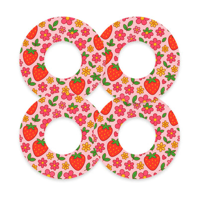 Strawberry Garden Freestyle Libre 2 Patch Tape - Pump Peelz