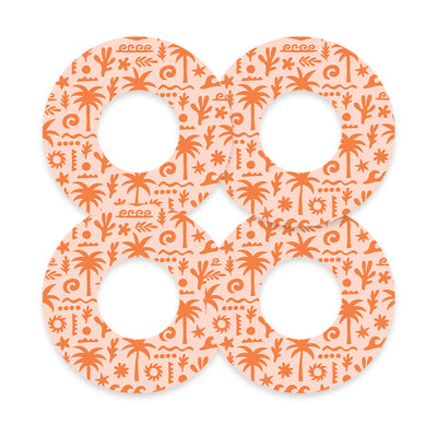 Terracotta Tides Freestyle Libre 2 Patch Tape - Pump Peelz