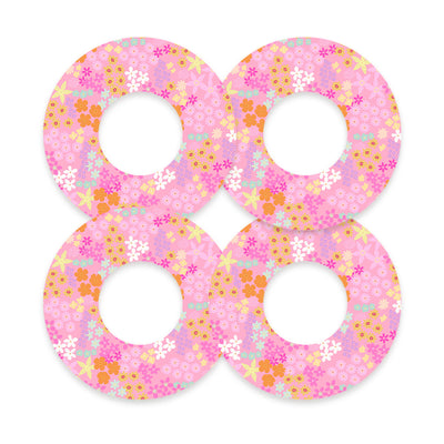 Pink Petals Freestyle Libre 2 Patch Tape - Pump Peelz