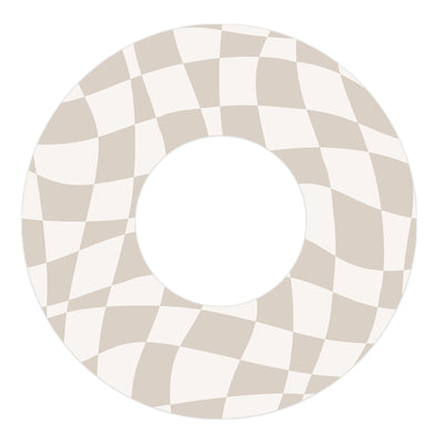 Creamy Check Freestyle Libre 2 Patch Tape - Pump Peelz