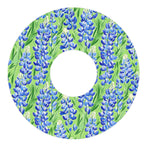 Blue Blooms Patch Tape Designed for the FreeStyle Libre 3 Plus & Lingo