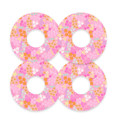 Pink Petals FreeStyle Libre 3 Plus & Lingo  Patch Tape - Pump Peelz