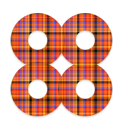 Pumpkin Plaid FreeStyle Libre 3 Plus & Lingo  Patch Tape - Pump Peelz