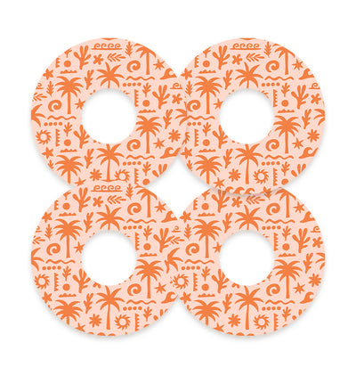 Terracotta Tides FreeStyle Libre 3 Plus & Lingo  Patch Tape - Pump Peelz