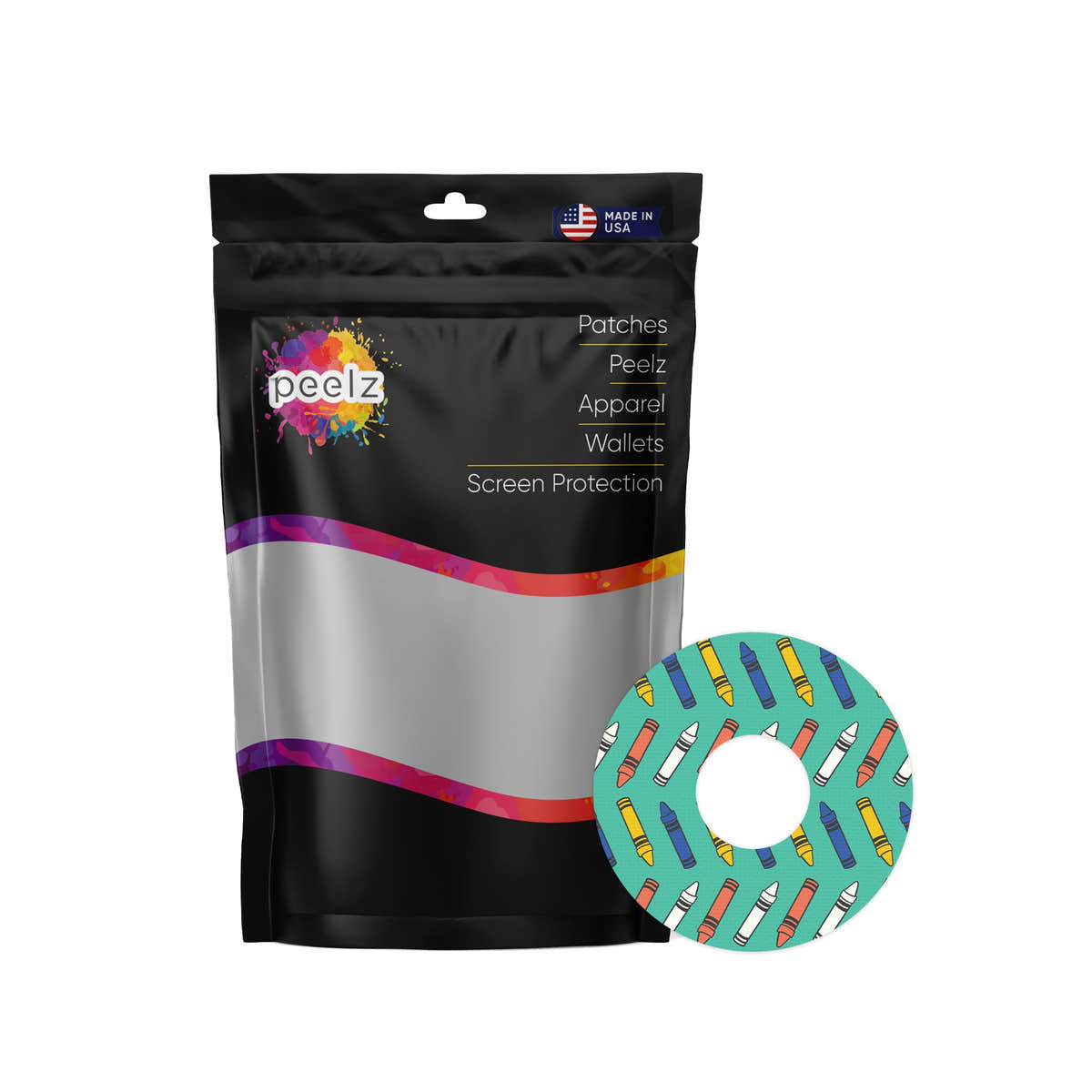 Crayon Pop FreeStyle Libre 3 Plus & Lingo  Patch Tape - Pump Peelz