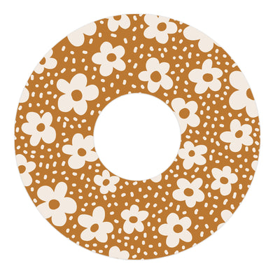 Caramel Daisies FreeStyle Libre 3 Plus & Lingo  Patch Tape - Pump Peelz