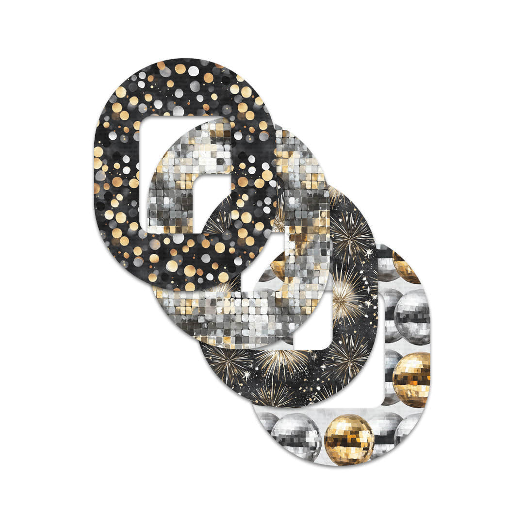 Champagne Glow Variety Tandem Mobi Decorative Patch Tape - Pump Peelz