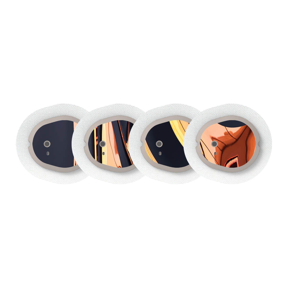 Lava Flow Sticker Designed for the DEXCOM G7 and Stelo Transmitter