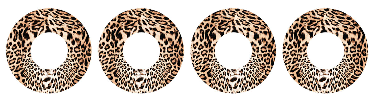 Leopard Print Patch  Tape Designed for the FreeStyle Libre 2