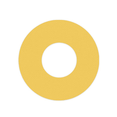 Solid Color Yellow Freestyle Libre 2 Patch Tape - Pump Peelz