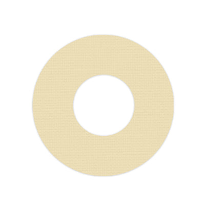Solid Color Buttermilk Freestyle Libre 2 Patch Tape - Pump Peelz