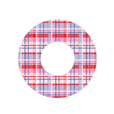 Party Plaid Freestyle Libre 2 Patch Tape - Pump Peelz