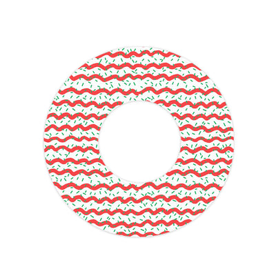 Christmas Icing Freestyle Libre 2 Patch Tape - Pump Peelz