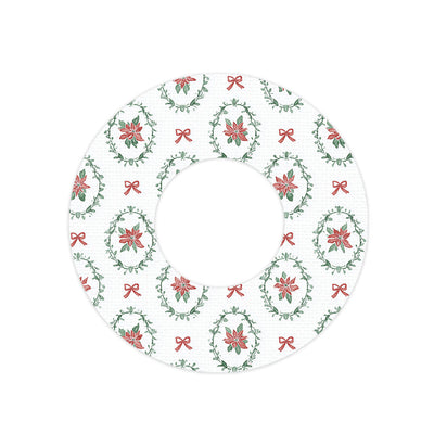 Poinsettia Parade Freestyle Libre 2 Patch Tape - Pump Peelz