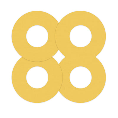 Solid Color Yellow Freestyle Libre 2 Patch Tape - Pump Peelz