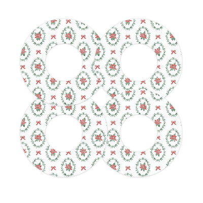 Poinsettia Parade Freestyle Libre 2 Patch Tape - Pump Peelz