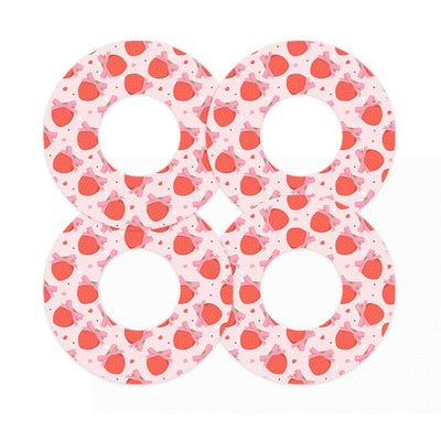 Strawberry Kisses Freestyle Libre 2 Patch Tape - Pump Peelz