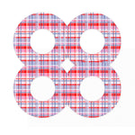 Party Plaid Freestyle Libre 2 Patch Tape - Pump Peelz