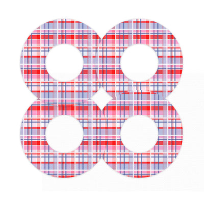 Party Plaid Freestyle Libre 2 Patch Tape - Pump Peelz