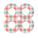 Peppermint Plaid Freestyle Libre 2 Patch Tape - Pump Peelz