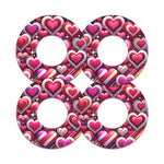 Sparkly Hearts Freestyle Libre 2 Patch Tape - Pump Peelz