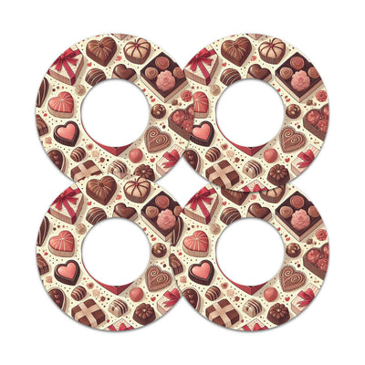 Chocolate Love Freestyle Libre 2 Patch Tape - Pump Peelz