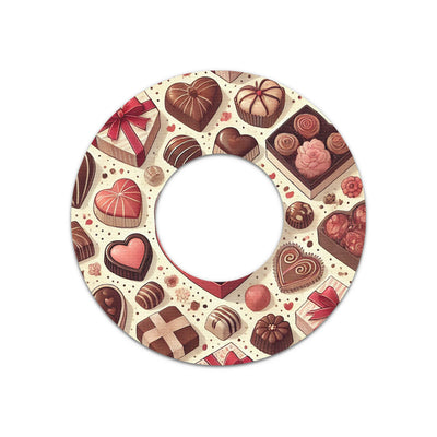 Chocolate Love Freestyle Libre 2 Patch Tape - Pump Peelz