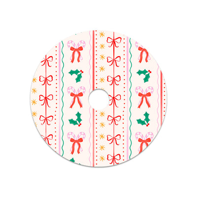 Holly Jolly Ribbon Freestyle Libre 2 Sticker - Pump Peelz