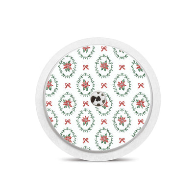 Poinsettia Parade Freestyle Libre 2 Sticker - Pump Peelz