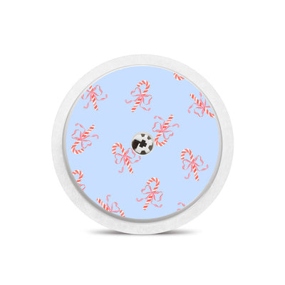 Candy Cane Lane Freestyle Libre 2 Sticker - Pump Peelz