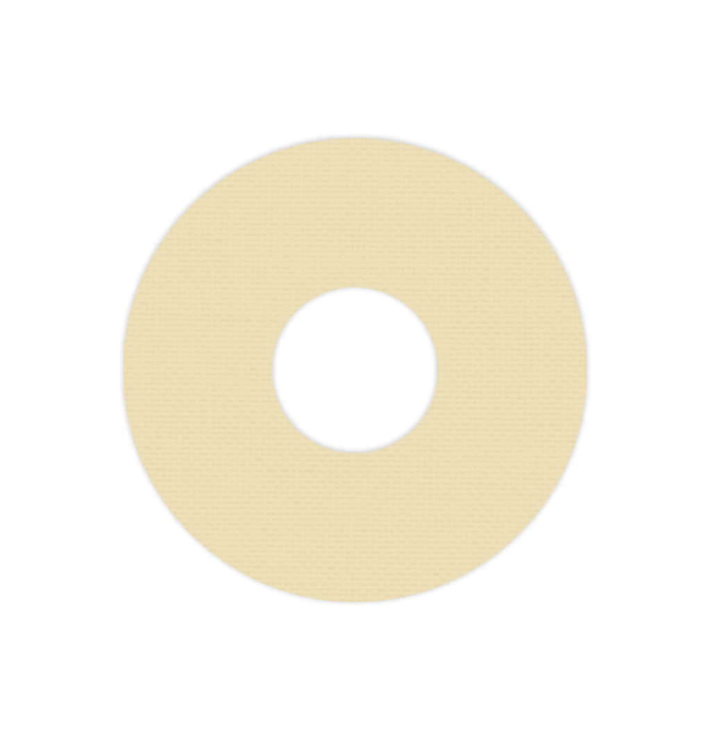 Solid Color Buttermilk FreeStyle Libre 3 Plus & Lingo  Patch Tape - Pump Peelz