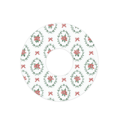 Poinsettia Parade FreeStyle Libre 3 Plus & Lingo  Patch Tape - Pump Peelz