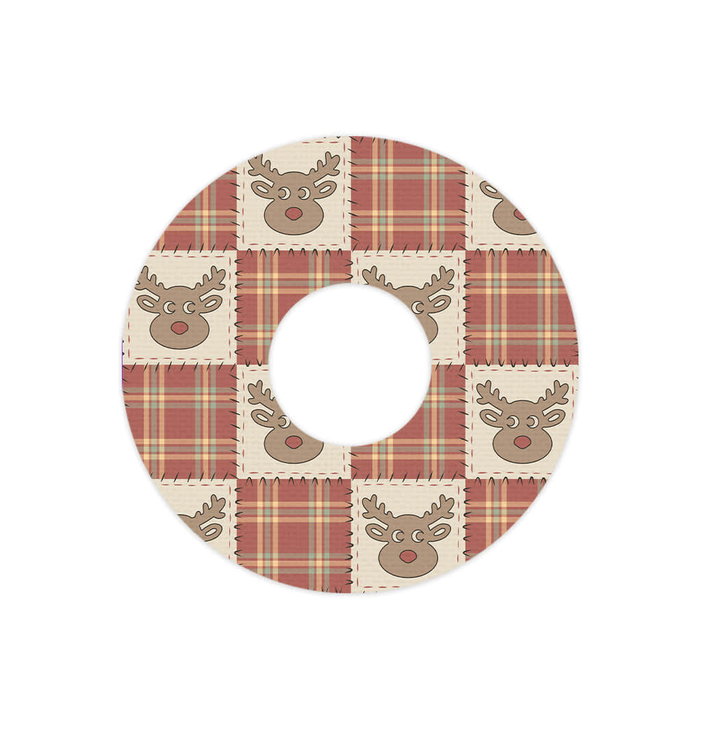 Rustic Reindeer FreeStyle Libre 3 Plus & Lingo  Patch Tape - Pump Peelz