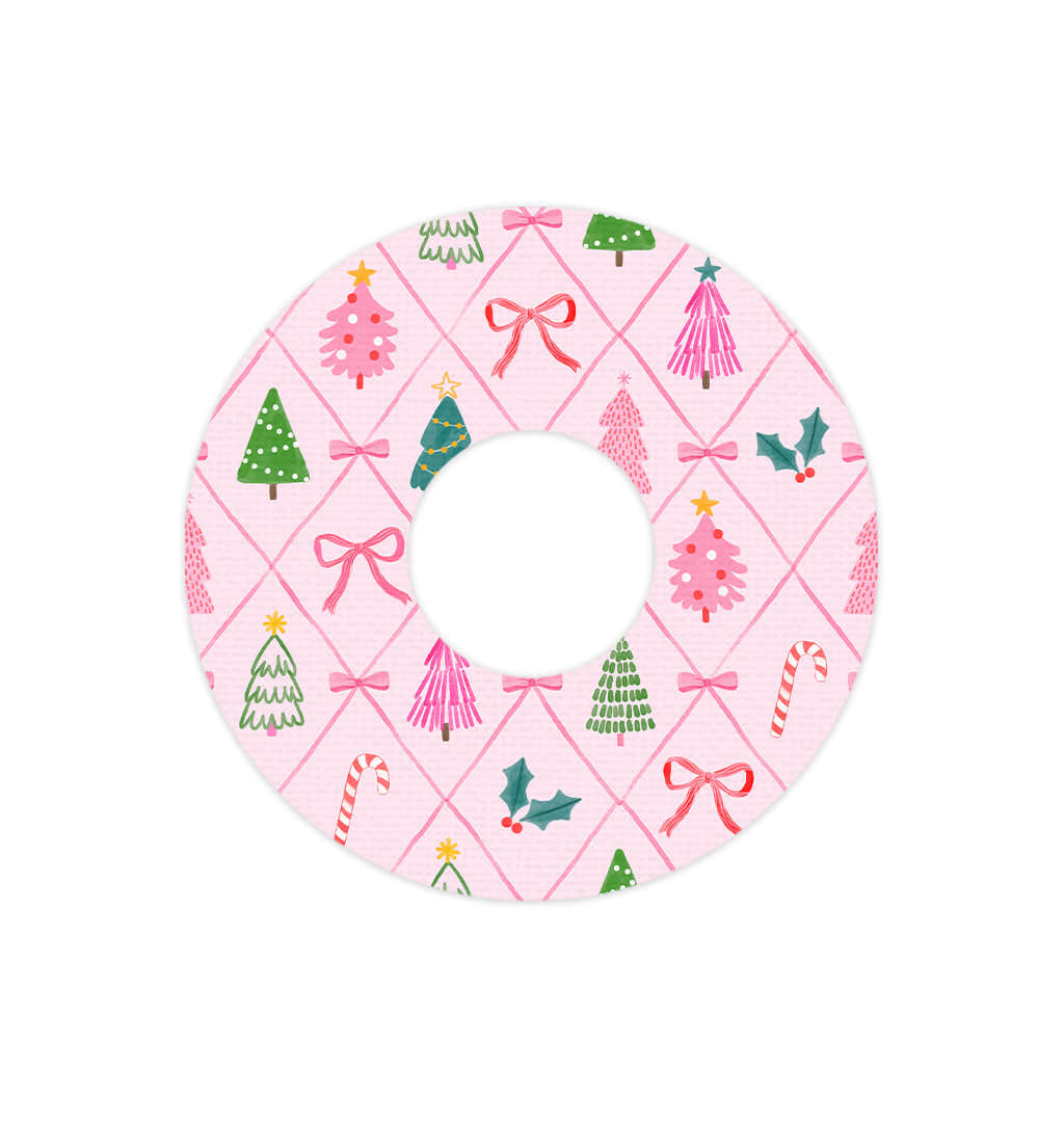 Coquette Christmas FreeStyle Libre 3 Plus & Lingo  Patch Tape - Pump Peelz