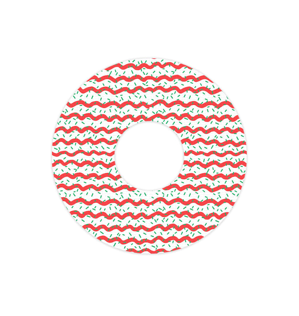 Christmas Icing FreeStyle Libre 3 Plus & Lingo  Patch Tape - Pump Peelz