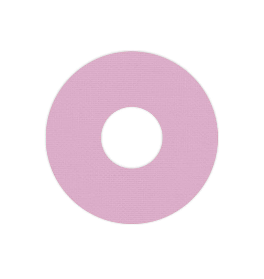 Solid Color Rose FreeStyle Libre 3 Plus & Lingo  Patch Tape - Pump Peelz