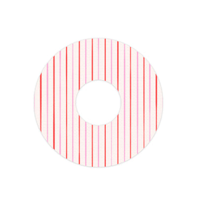 Peppermint Stripes FreeStyle Libre 3 Plus & Lingo  Patch Tape - Pump Peelz