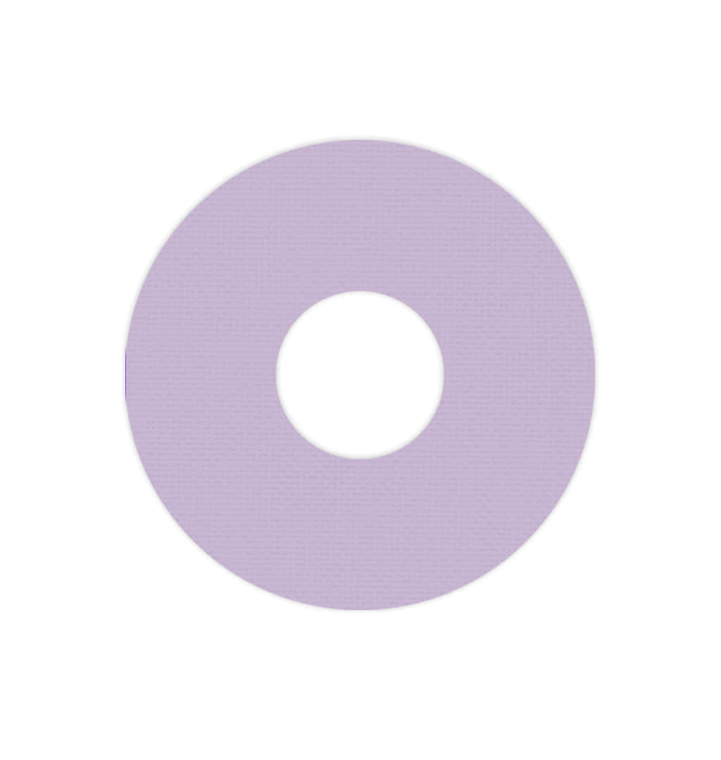 Solid Color Lavender FreeStyle Libre 3 Plus & Lingo  Patch Tape - Pump Peelz