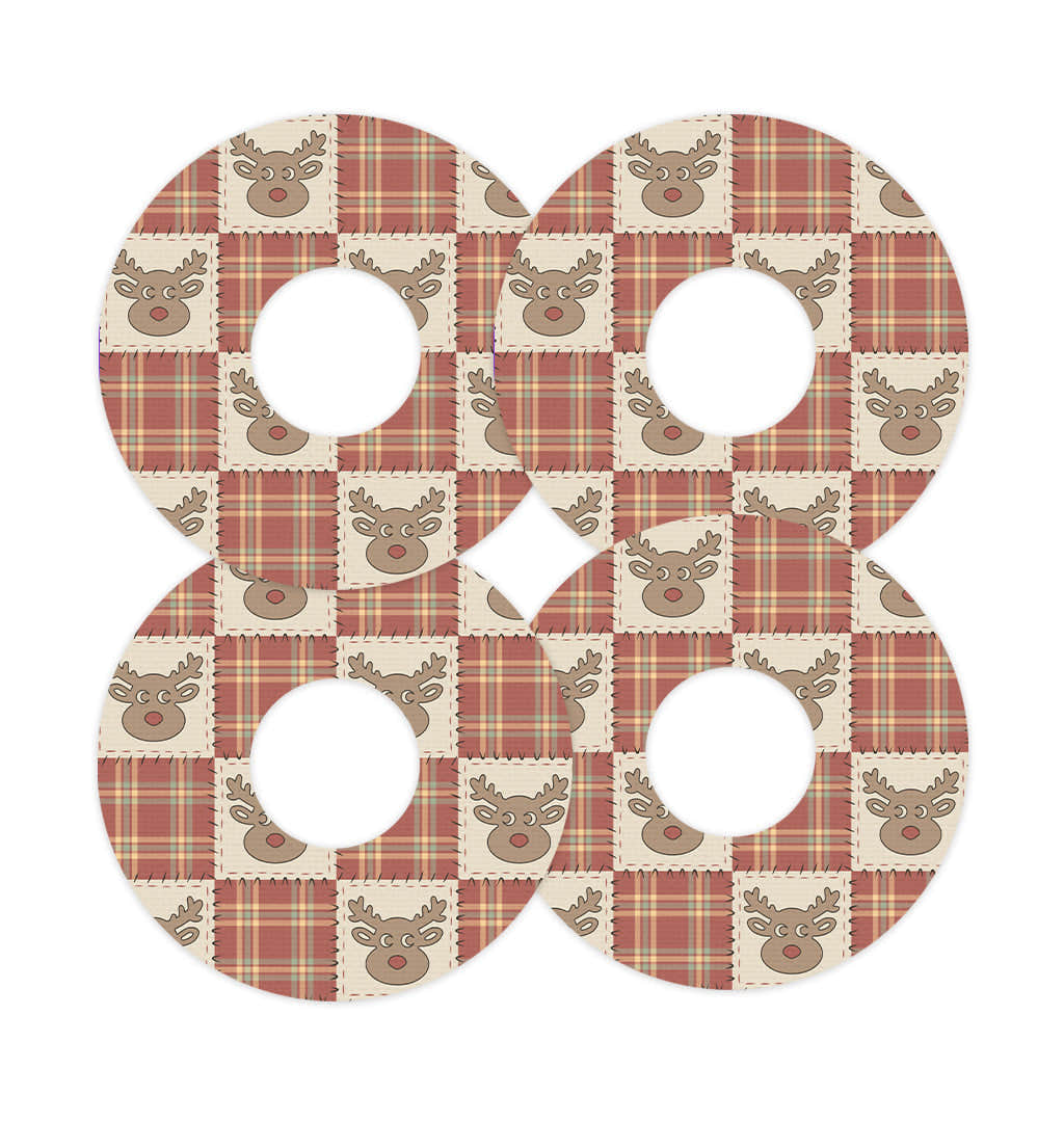 Rustic Reindeer FreeStyle Libre 3 Plus & Lingo  Patch Tape - Pump Peelz