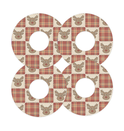 Rustic Reindeer FreeStyle Libre 3 Plus & Lingo  Patch Tape - Pump Peelz