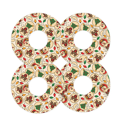 Santa's Cookies FreeStyle Libre 3 Plus & Lingo  Patch Tape - Pump Peelz