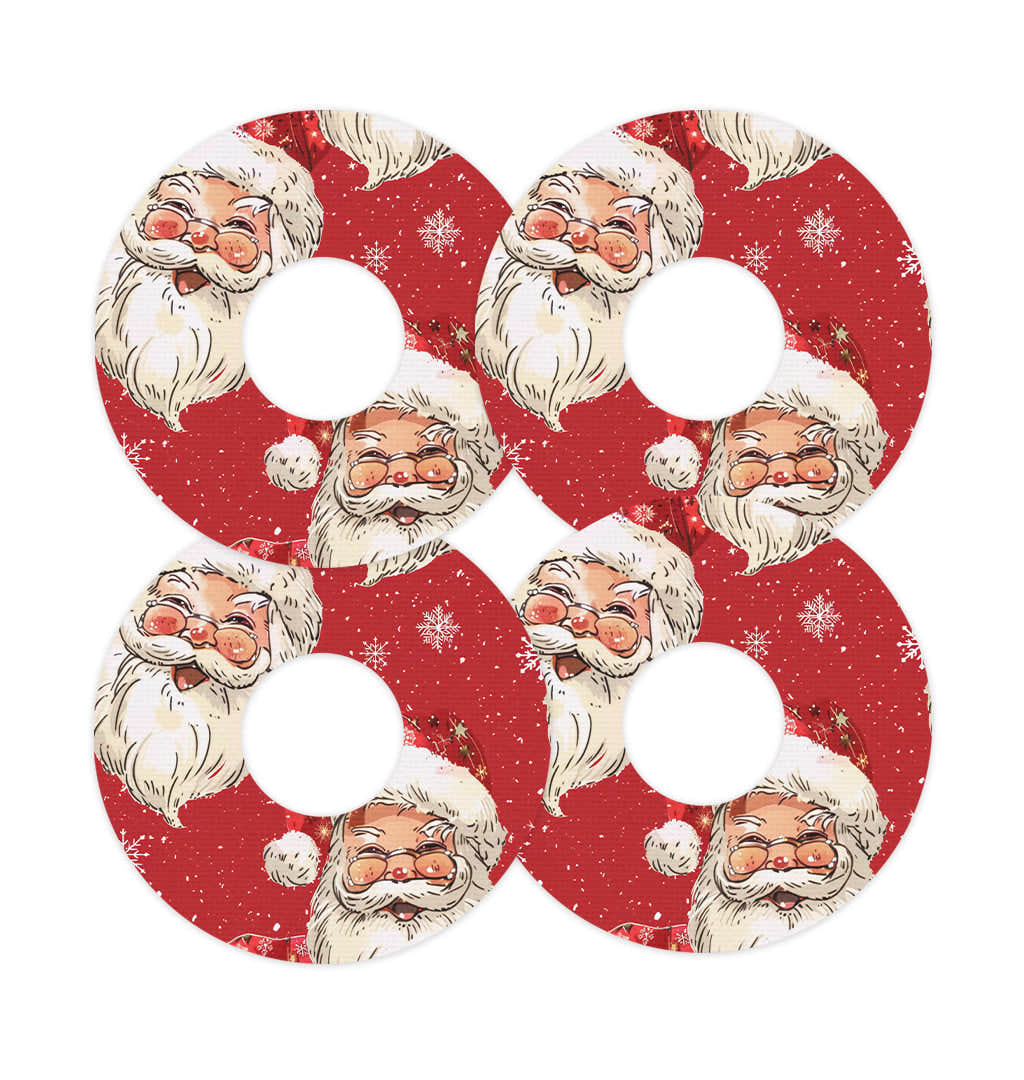 Jolly Old Saint Nick FreeStyle Libre 3 Plus & Lingo  Patch Tape - Pump Peelz