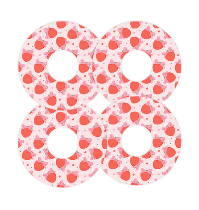 Strawberry Kisses FreeStyle Libre 3 Plus & Lingo  Patch Tape - Pump Peelz
