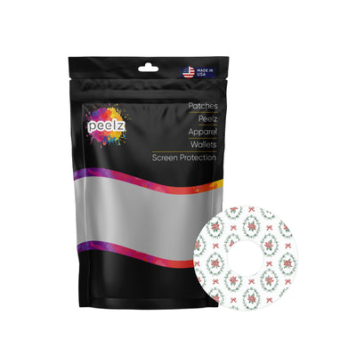 Poinsettia Parade FreeStyle Libre 3 Plus & Lingo  Patch Tape - Pump Peelz