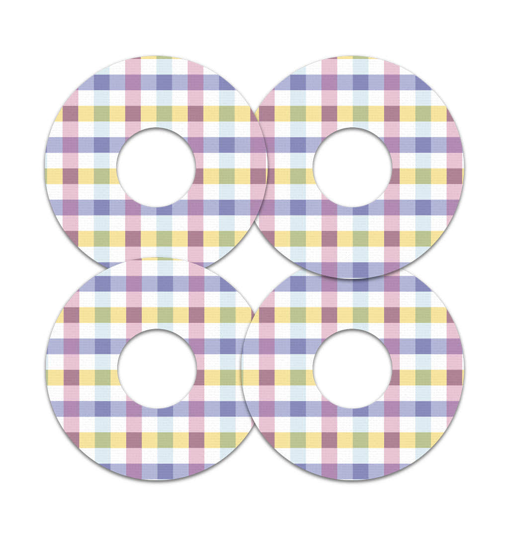 Spring Plaid Patch Tape Designed for the FreeStyle Libre 3 Plus & Lingo